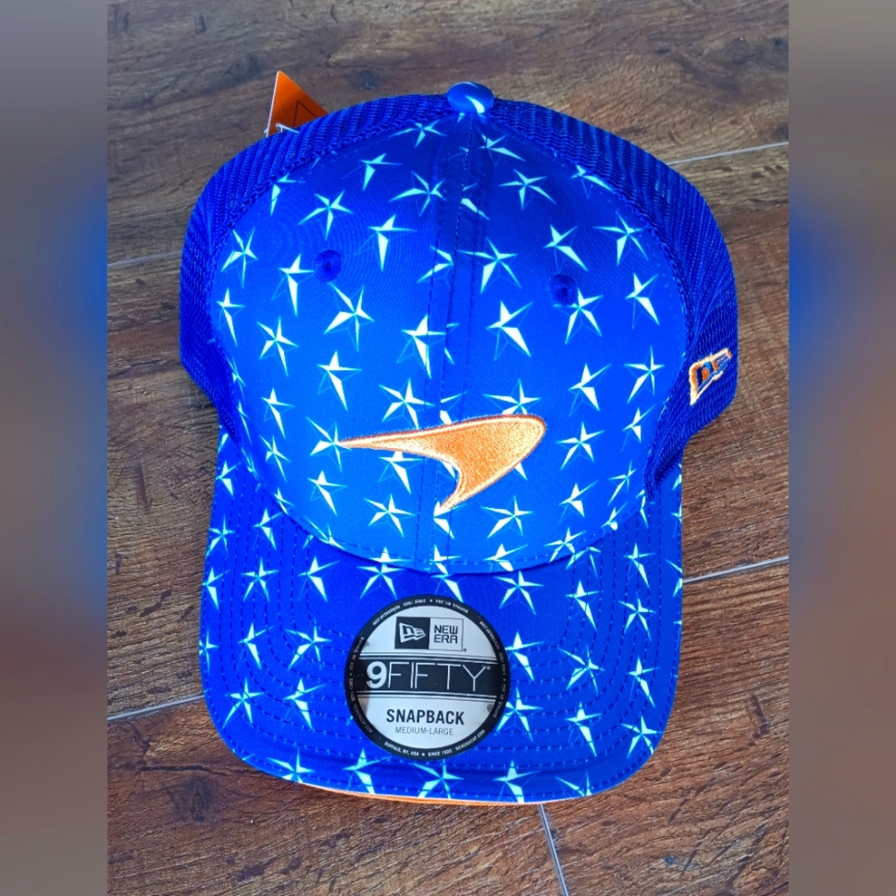 New Era Mclaren Blue Star Snapback Cap